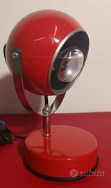 Lampada Veneta Lumi 🇮🇹 Eyeball Rossa Space Age