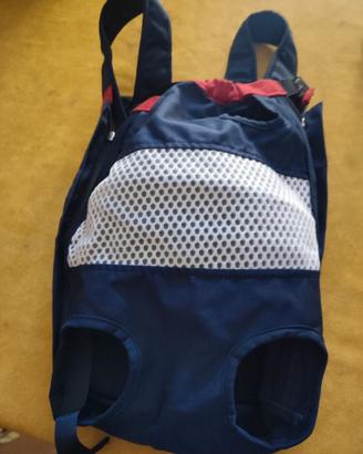 Marsupio per trasporto cani 5/8 kg nuovo