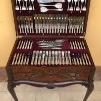 Servizio posate argento 925 (227 Pz) Inglese +mob