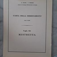Geologia: Carta  dissestabità  Mistretta - Sicilia