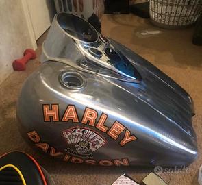 Cruscotto cromato harley