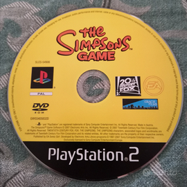 I Simpsons Il Videogioco PS2 PAL Solo Disco