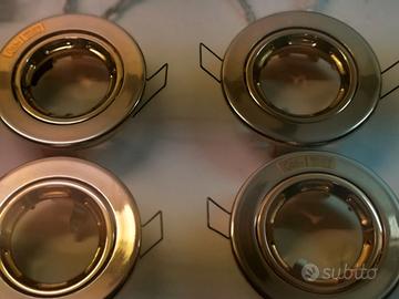 Faretti da incasso SIDE serie BT in ottone 4 pezzi