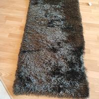 Tappeto nero/marrone