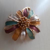 Spilla vintage a forma di margherita 