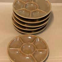 Servizio sei piatti per fonduta e borgognone