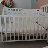 Lettino culletta con spondine Erbesi 120 x 60 cm.