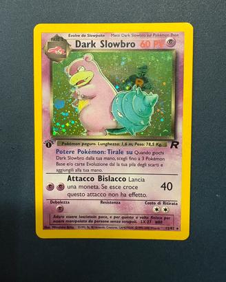 Pokemon Dark Slowbro 12/82  1ª Edizione ITA