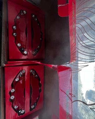 Pinze freni a disco rosso