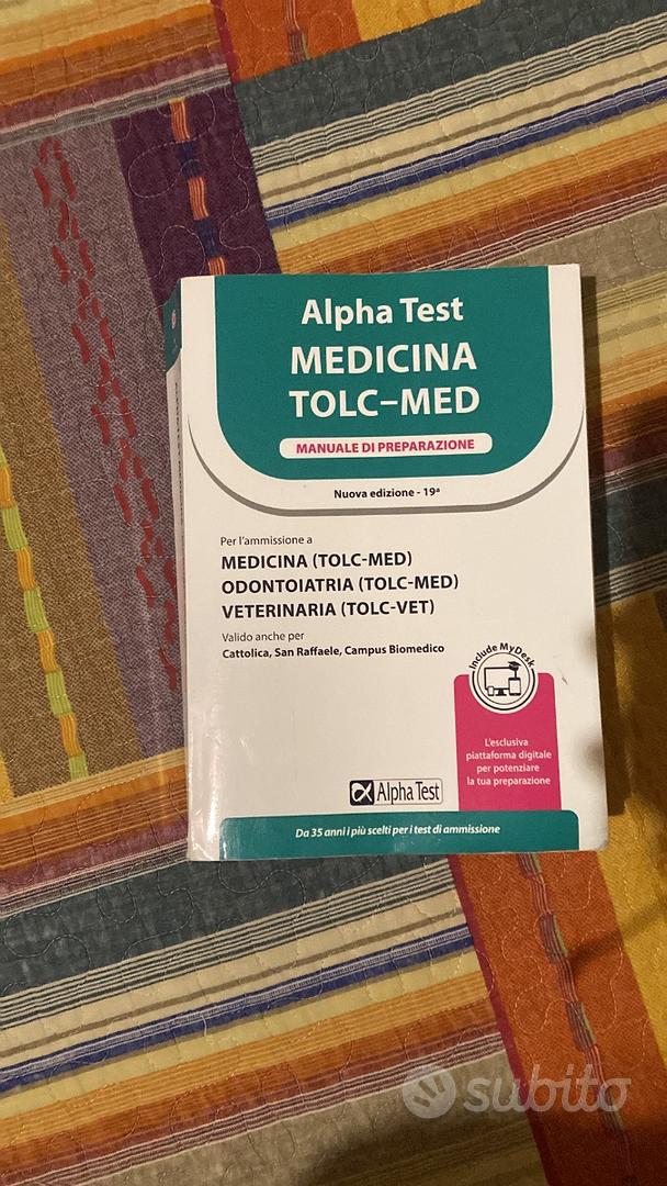 Alpha Test Medicina - Manuale di preparazione - Libri e Riviste In vendita  a Potenza