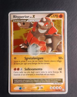 Pokémon Rhyperior LV.X 145 Il Risveglio dei miti