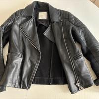 Giacca Pelle Pinko nera taglia S