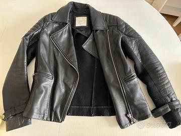 Giacca Pelle Pinko nera taglia S