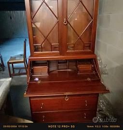 scrittoio vetrinetta antica 