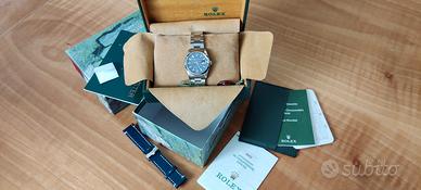 Unico Rolex Datejust 36 Palme BLU
