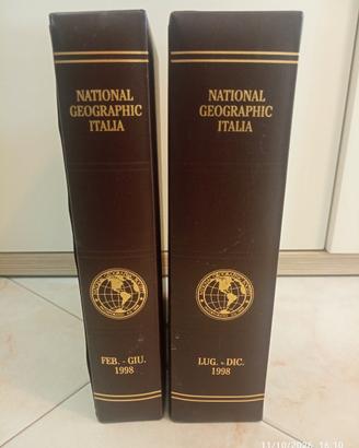 riviste National Geograpich 1998 con cofanetto.