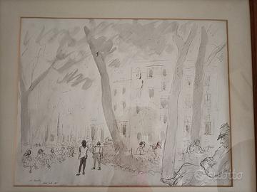 QUADRO AUTENTICO MICHELE CASCELLA