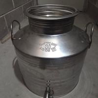 fusto olio quattro effe acciaio inox 30 litri