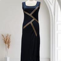 abito lungo Sable Noire vintage 