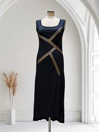 abito lungo Sable Noire vintage 