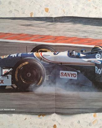 Poster Heinz Harald Frentzen Williams FW21 + Mika