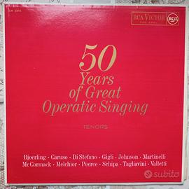 LP ‘50 Years of Great Operatic Singing’ - Tenors