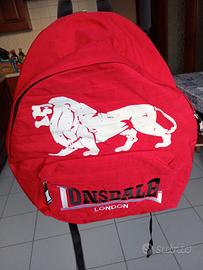 zaino rosso Lonsdale