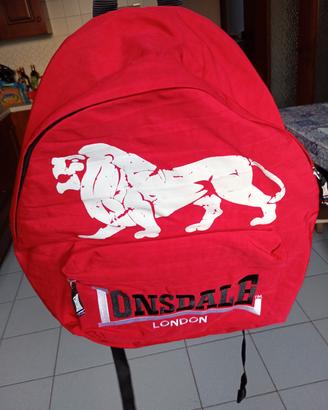 zaino rosso Lonsdale