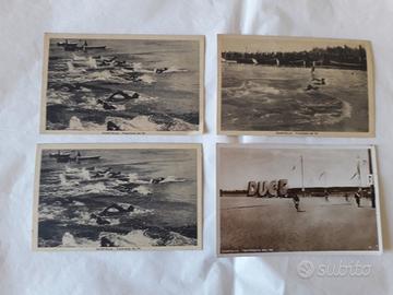 Cartoline epoca fascista della traversata del Po