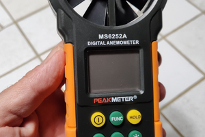 Anemometro digitale portatile