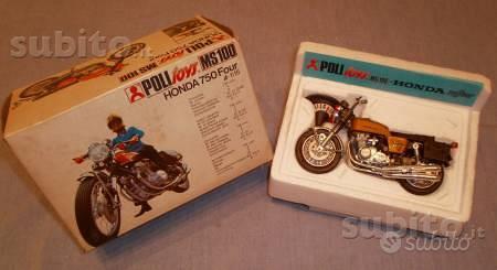 Maquette Polistil Kawasaki 750 – 1/15, Moto Miniature Vintage, Bon état