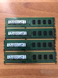 RAM 2GB DDR3 1RX8 PC3 10600U SAMSUNG