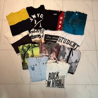 Stock 13 felpe e giacche uomo, taglie S-M