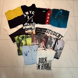 Stock 13 felpe e giacche uomo, taglie S-M