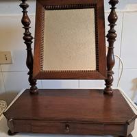 Specchiera da tavolo in legno