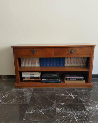 Mobile Basso / Credenza Libreria in Ciliegio Masse
