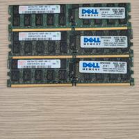 3 RAM DELL  DDR 2