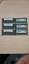 3 RAM DELL  DDR 2