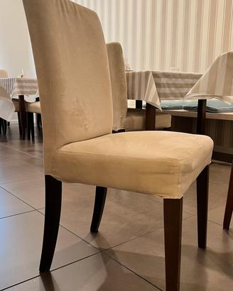 Sedie in legno eleganti e sfoderabili