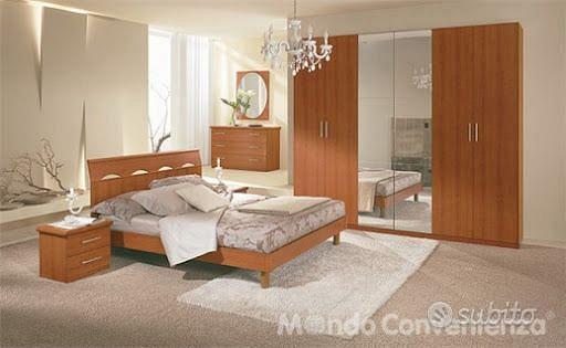 Letto Contenitore Ciliegio Struttura Letto Ciliegio Camera