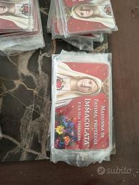 Targhetta sacra madonna di Fatima