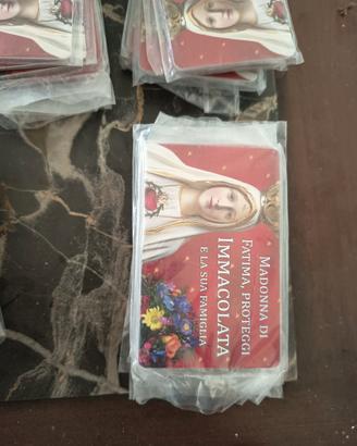 Targhetta sacra madonna di Fatima