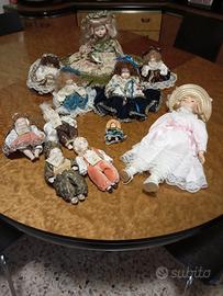 collezione bambole di ceramica antiche 