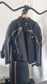 giubbotto moto con protezioni come nuovo