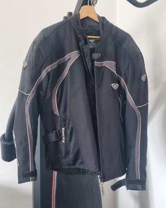 giubbotto moto con protezioni come nuovo