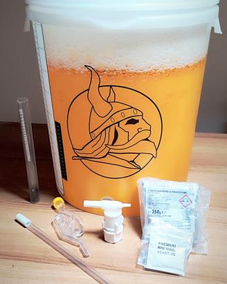 Fermentatore per birra e accessori