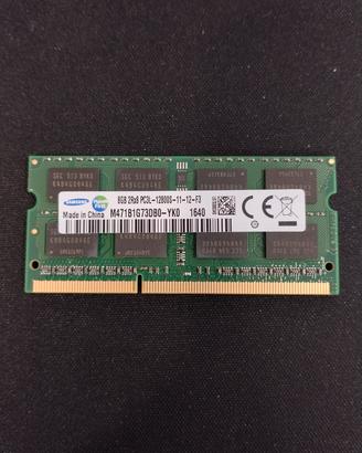 Memoria ddr3 8Gb