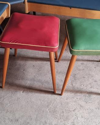 Panca angolare originale anni '70, cassapanca