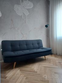 DIVANO LETTO BART – GRIGIO SCURO – NUOVO