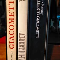 tris di libri Alberto Giacometti 